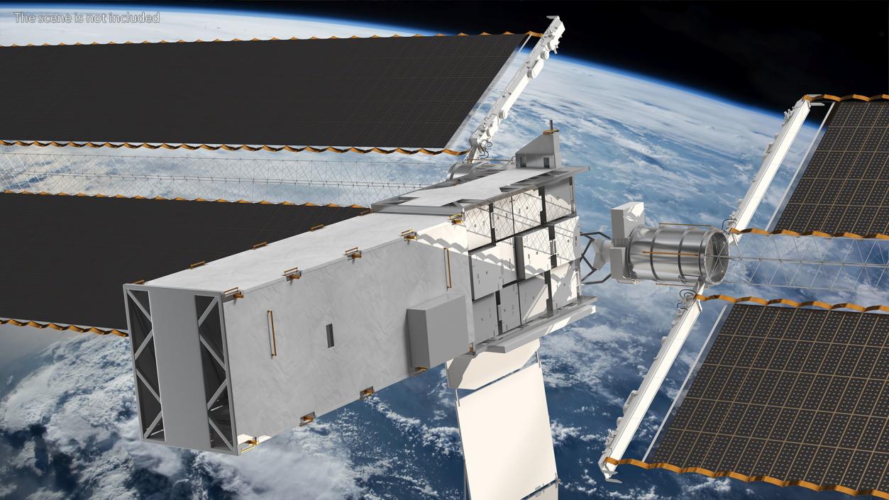 ISS Solar Panel Module 3D