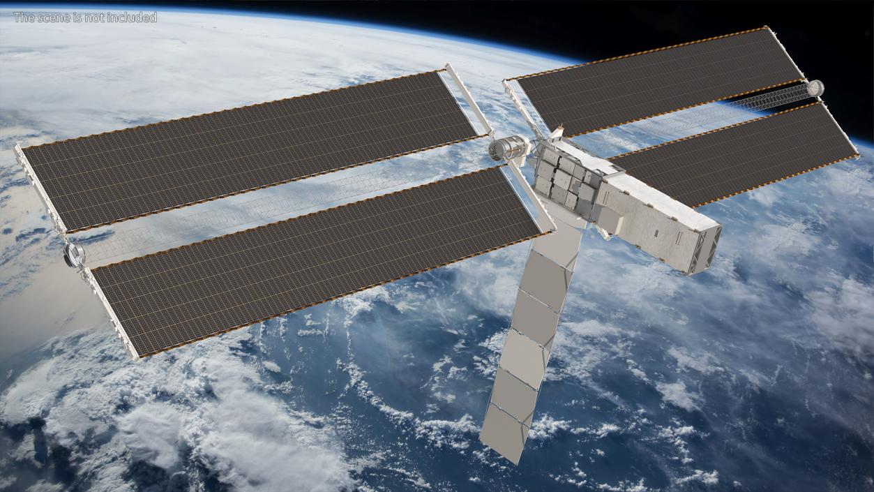 ISS Solar Panel Module 3D