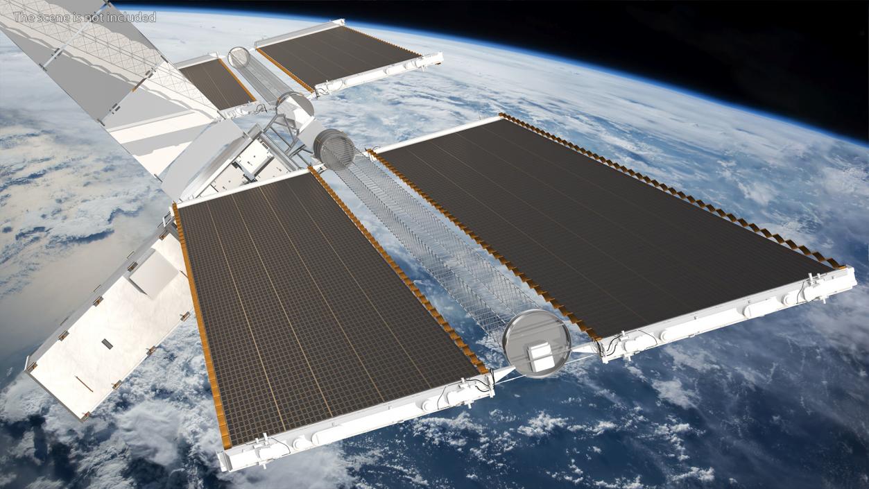 ISS Solar Panel Module 3D