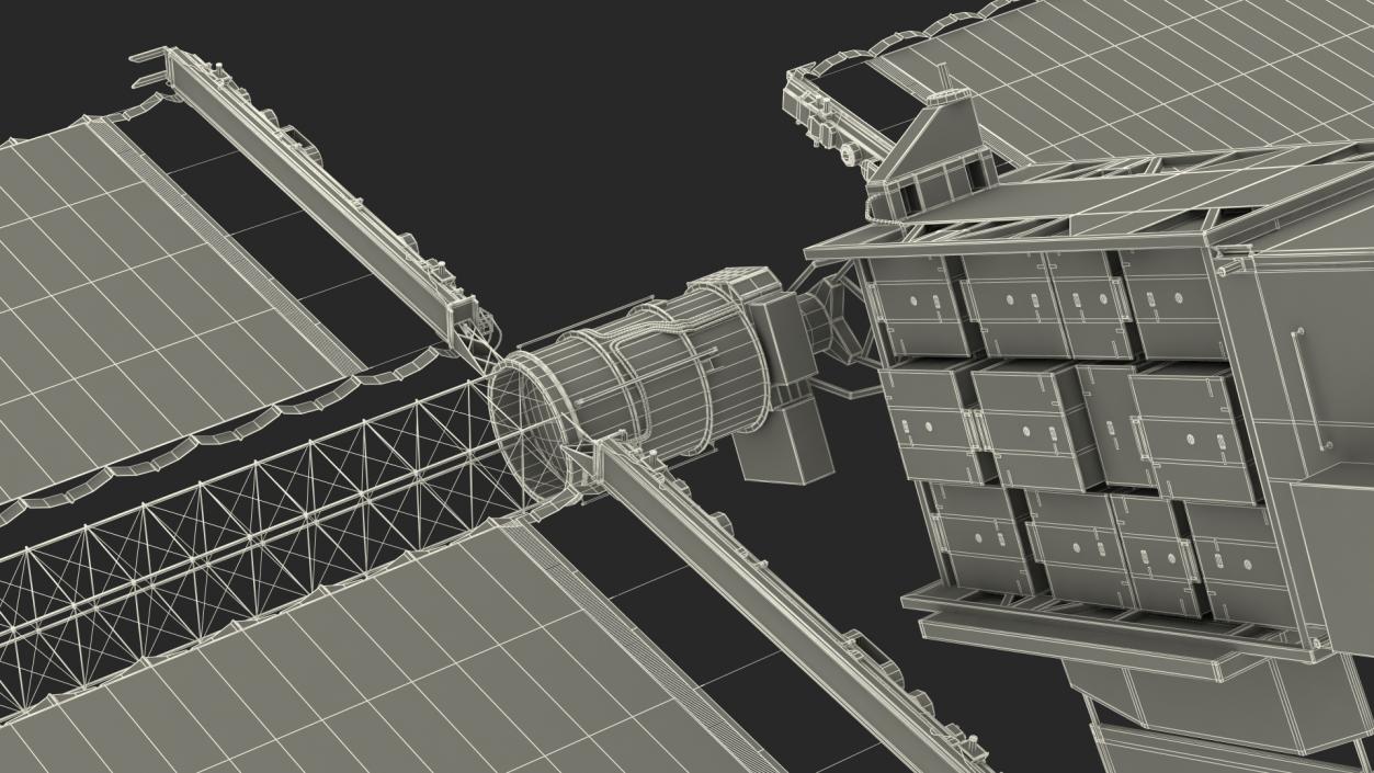 ISS Solar Panel Module 3D