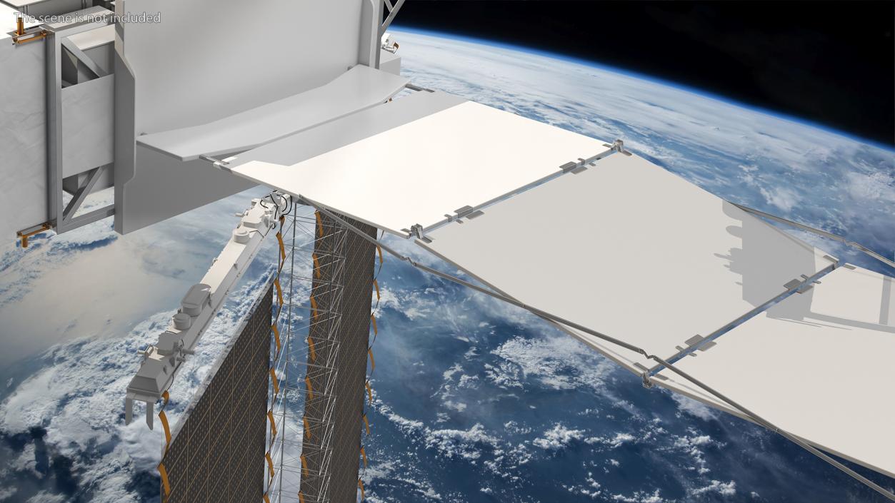 ISS Solar Panel Module 3D