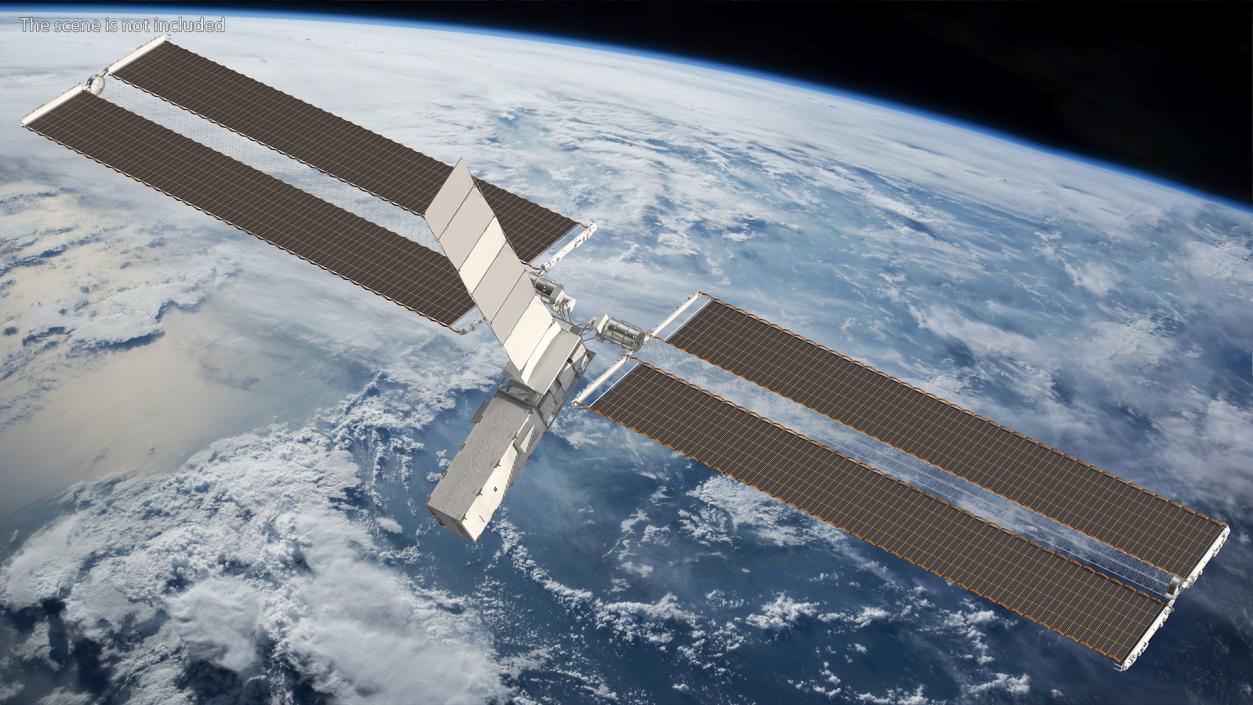 ISS Solar Panel Module 3D