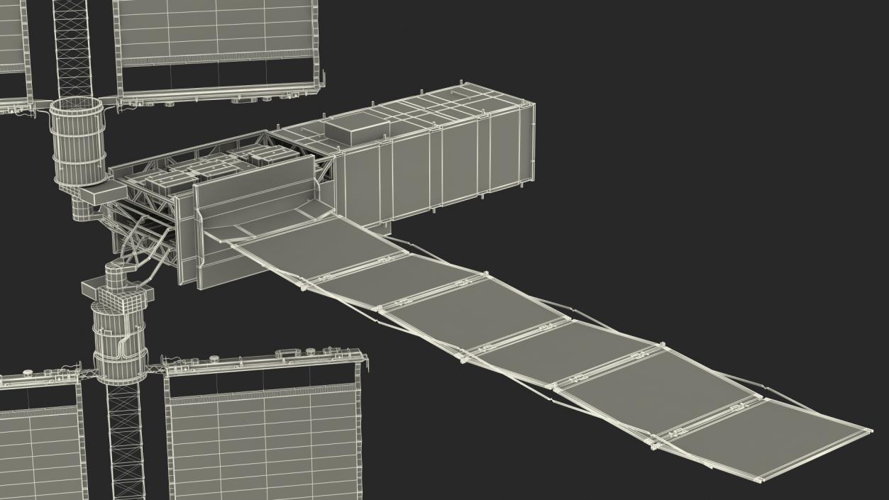 ISS Solar Panel Module 3D