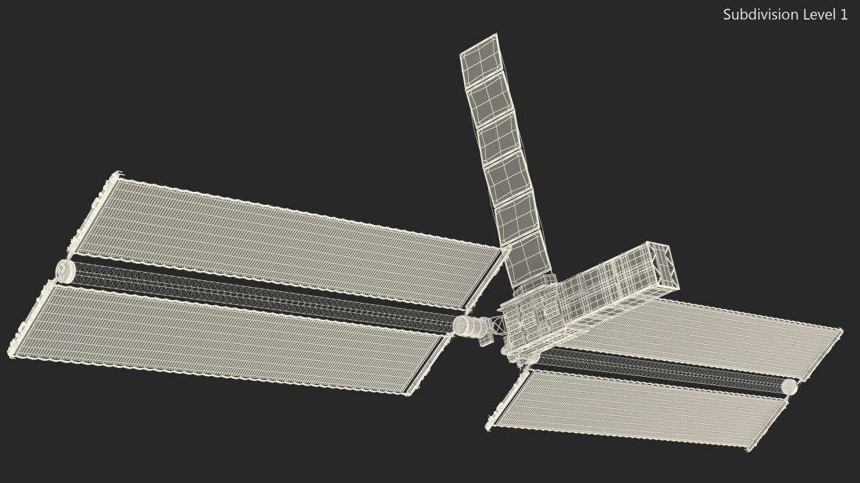 ISS Solar Panel Module 3D