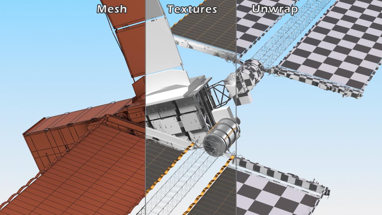 ISS Solar Panel Module 3D