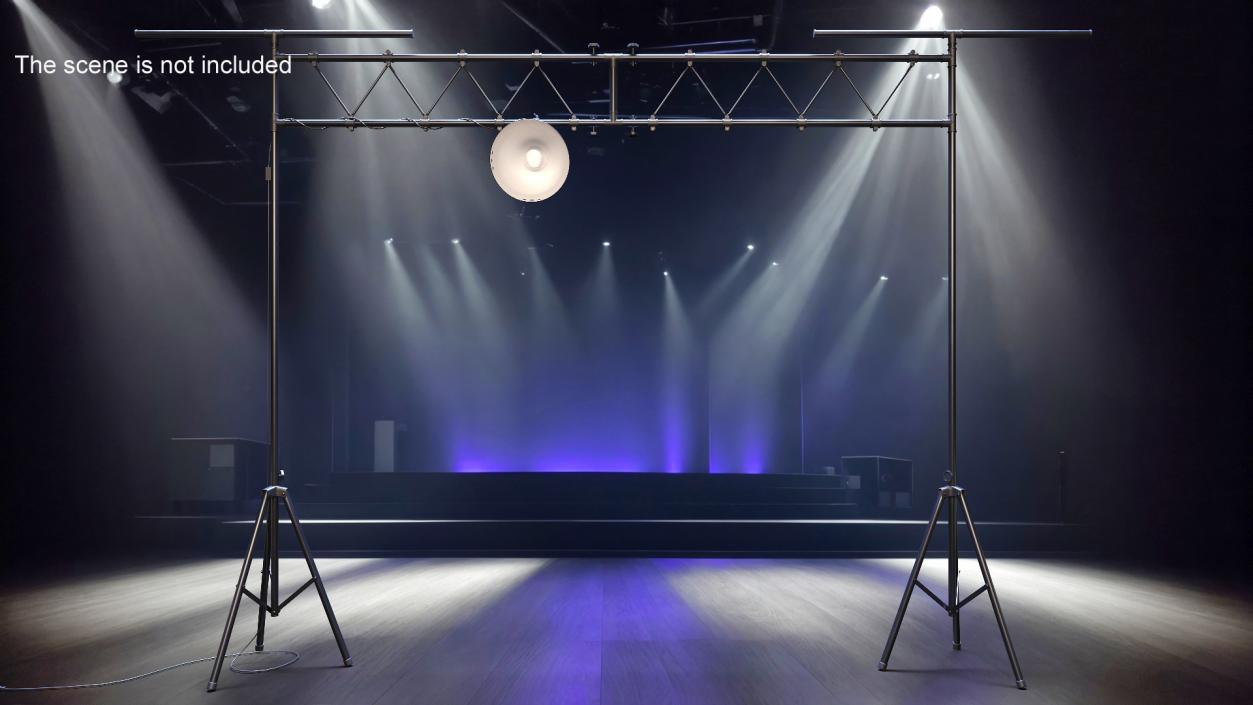 3D Studio Lighting Truss with Spotlight