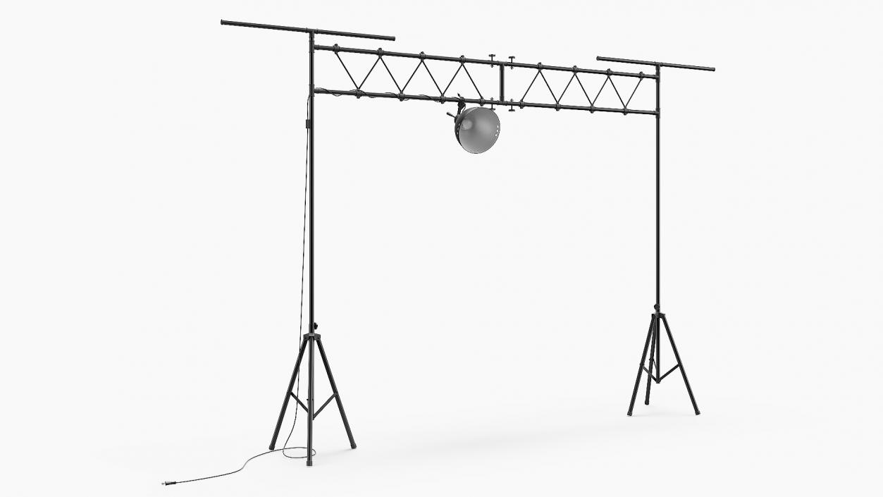 3D Studio Lighting Truss with Spotlight