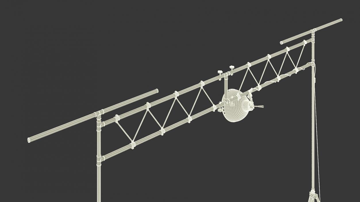 3D Studio Lighting Truss with Spotlight