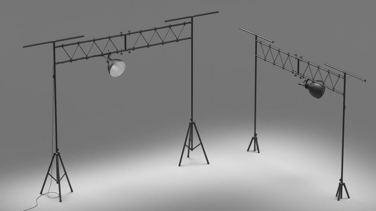 3D Studio Lighting Truss with Spotlight