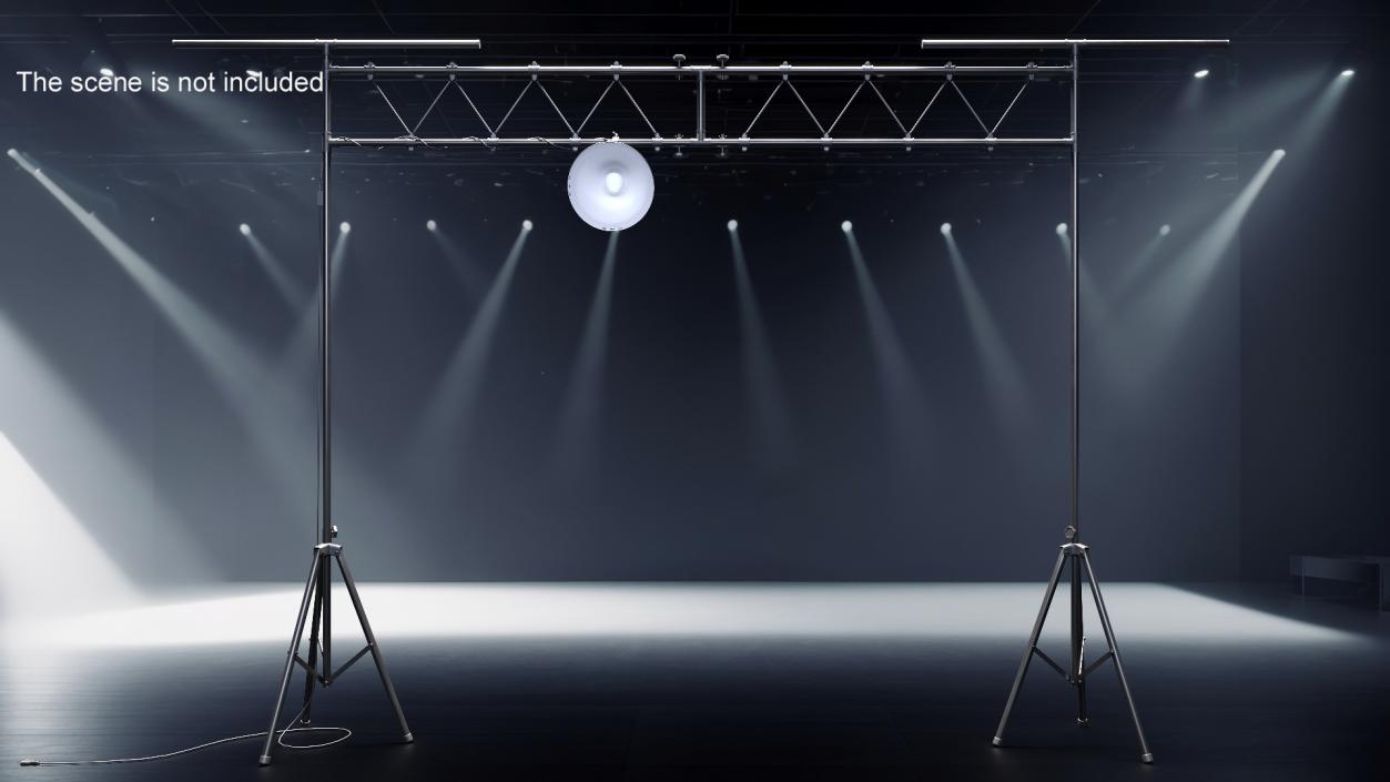 3D Studio Lighting Truss with Spotlight