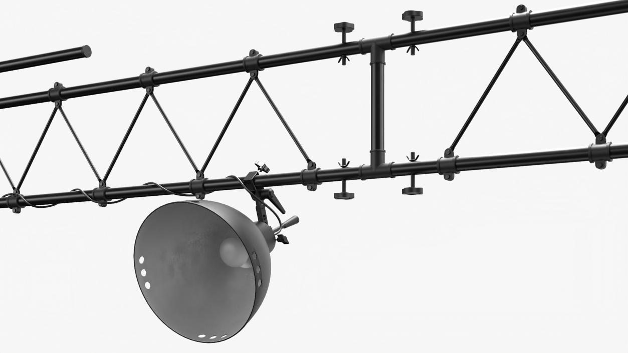 3D Studio Lighting Truss with Spotlight