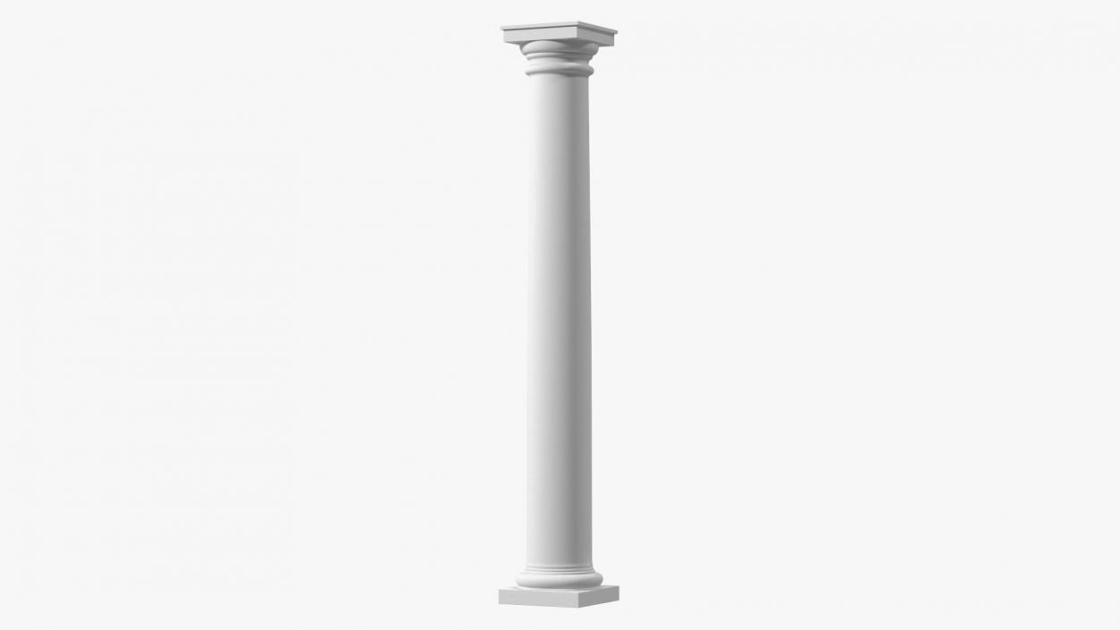 Tuscan Order Classical Column 3D model