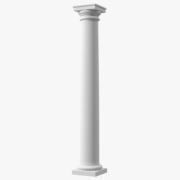 Tuscan Order Classical Column 3D model