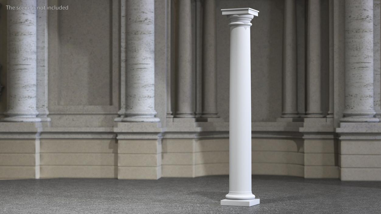 Tuscan Order Classical Column 3D model