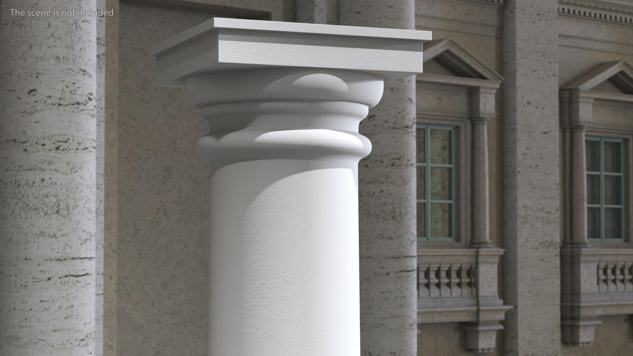 Tuscan Order Classical Column 3D model