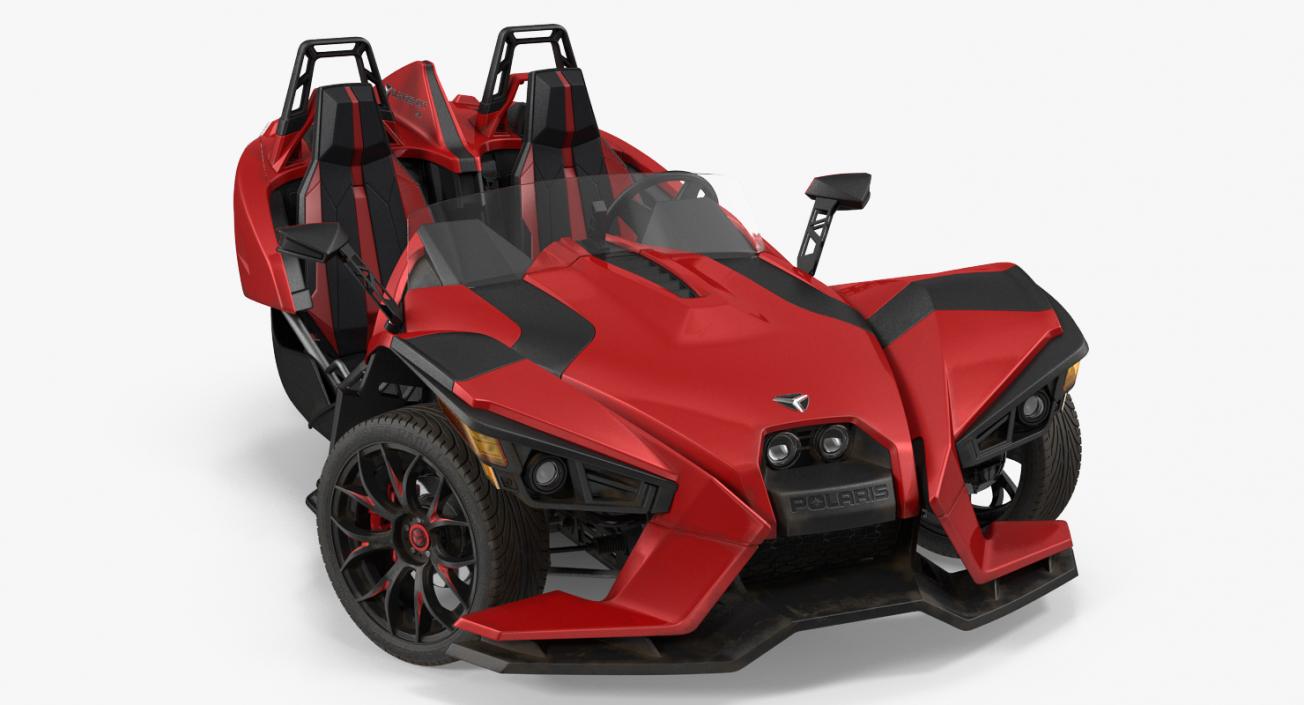 Polaris Slingshot Trike Red 2016 3D