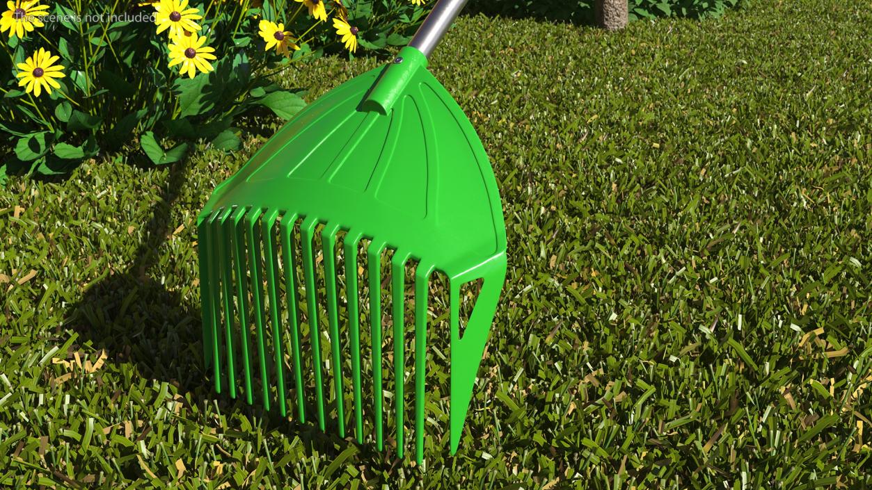 Multipurpose Combined Rake Shovel Sieve 3D model