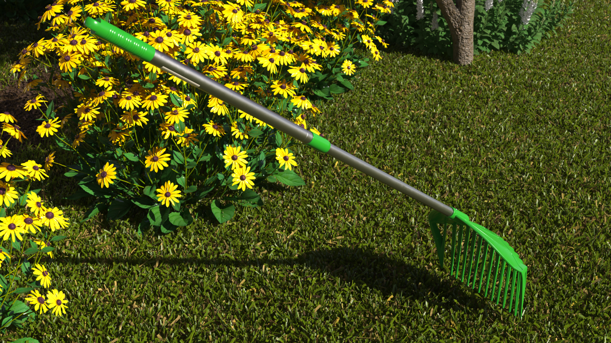 Multipurpose Combined Rake Shovel Sieve 3D model