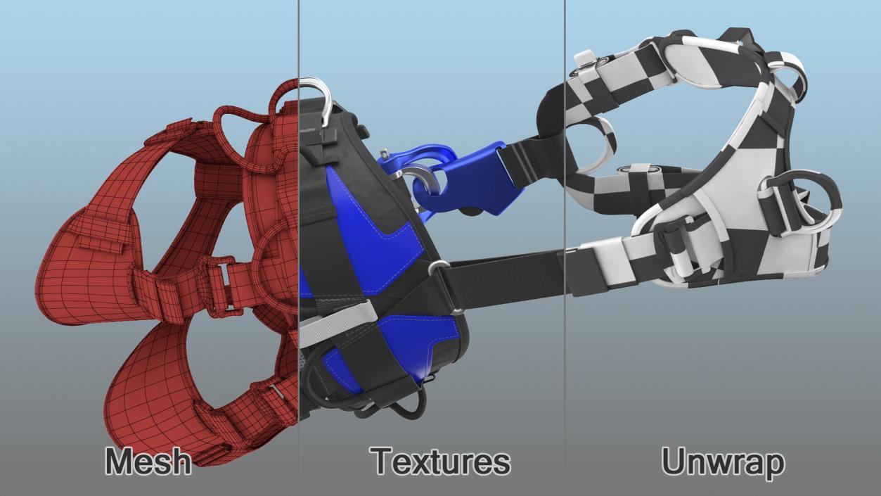 3D model Full Body Harness Generic