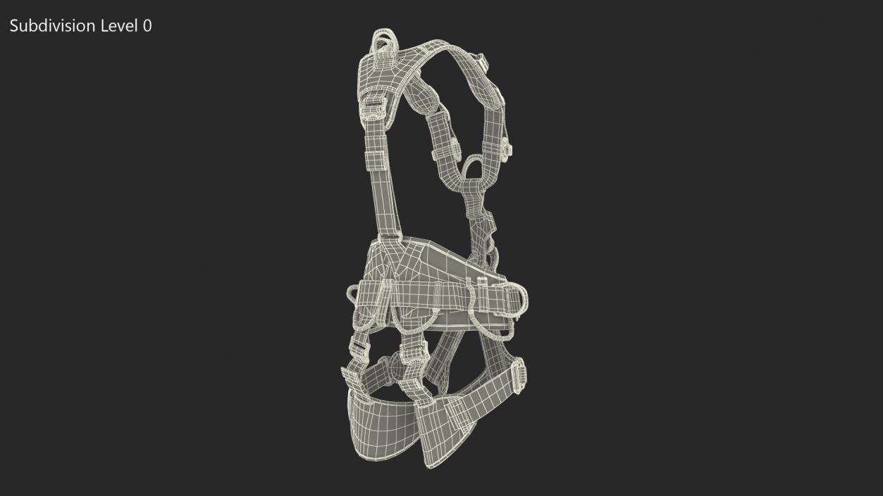 3D model Full Body Harness Generic