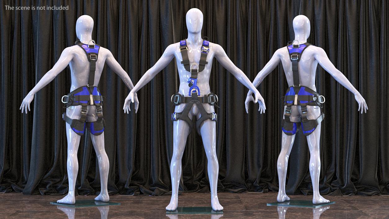 3D model Full Body Harness Generic