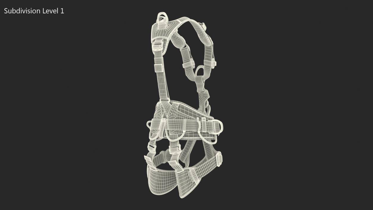 3D model Full Body Harness Generic