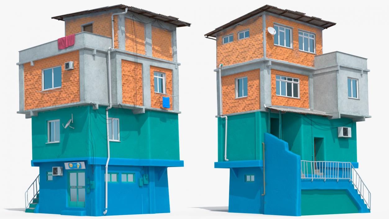 3D Favela House New