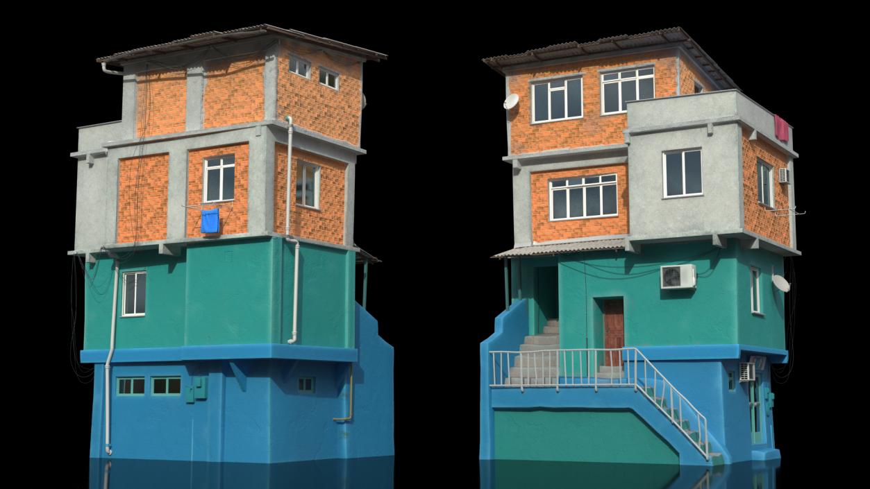 3D Favela House New