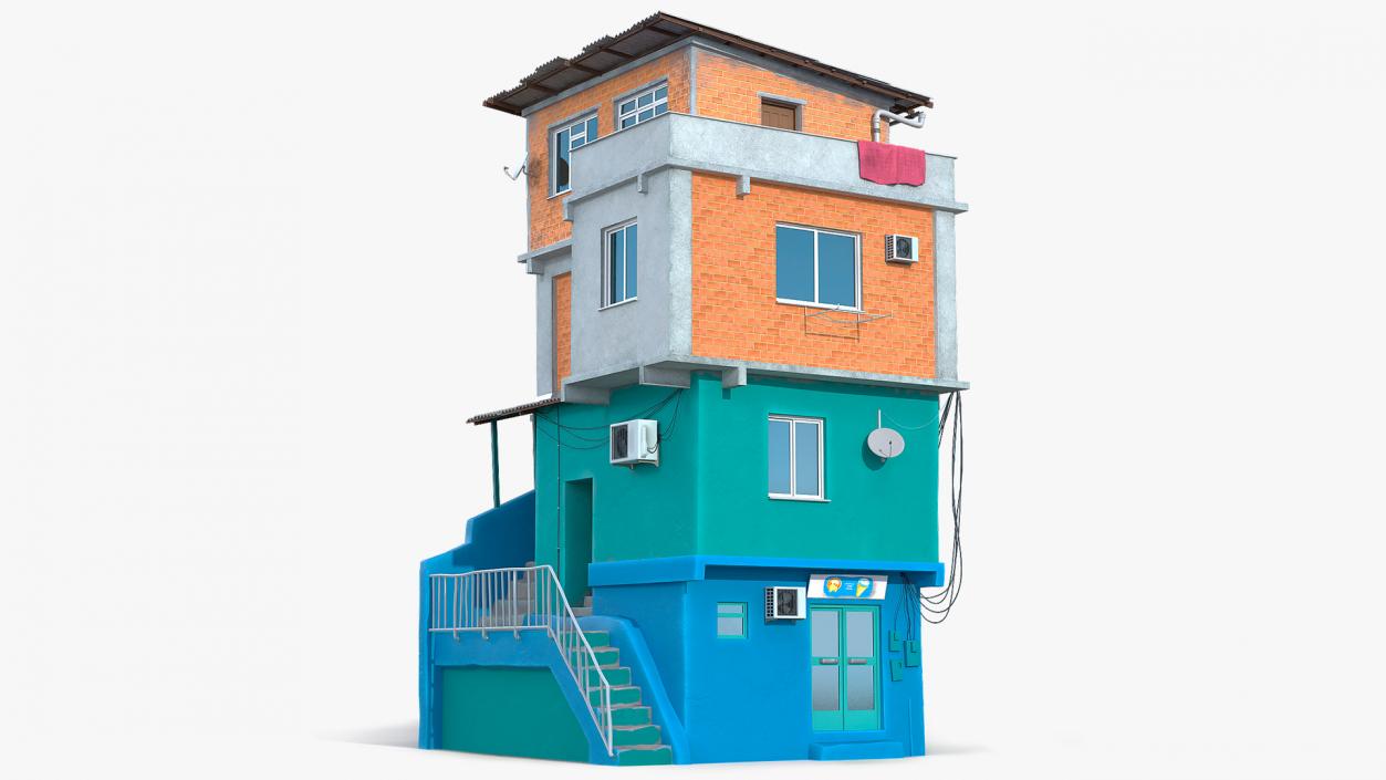 3D Favela House New