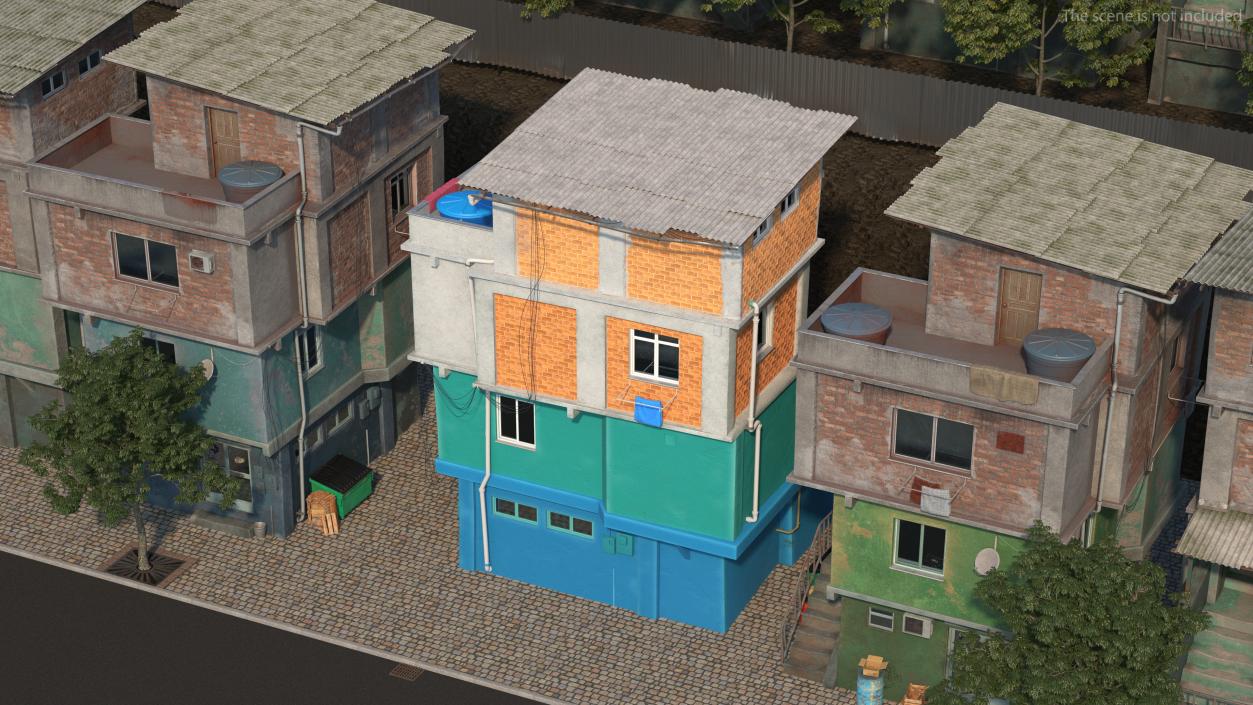 3D Favela House New