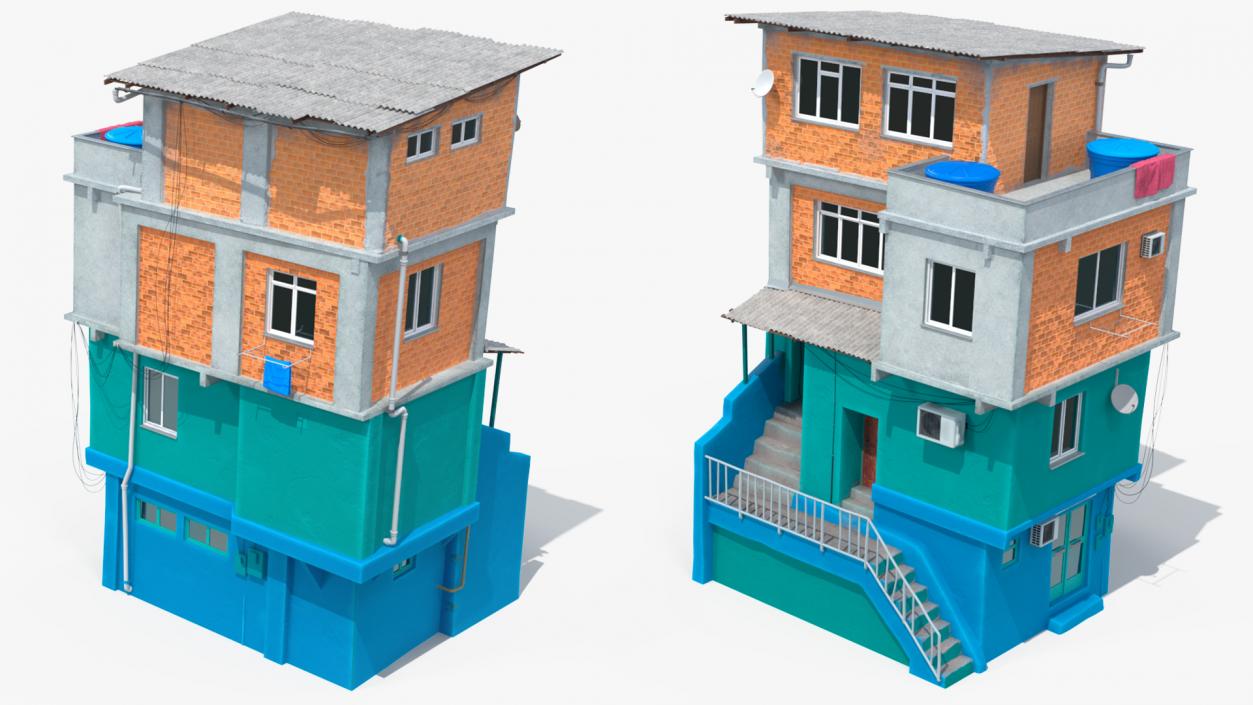 3D Favela House New