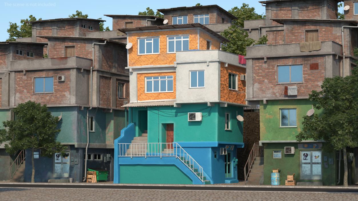 3D Favela House New