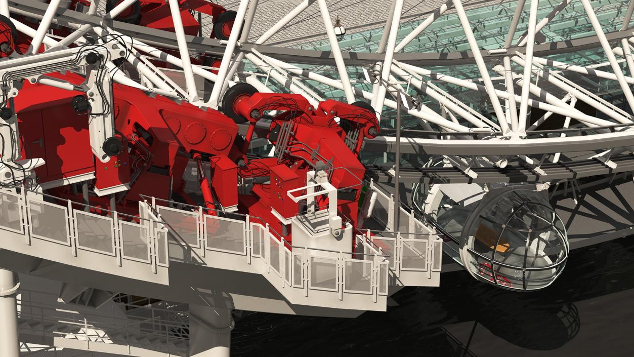 London Eye Millennium Wheel 3D