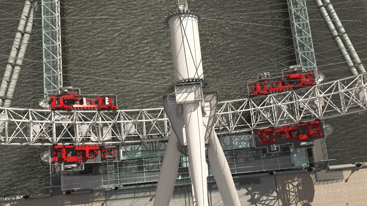 London Eye Millennium Wheel 3D