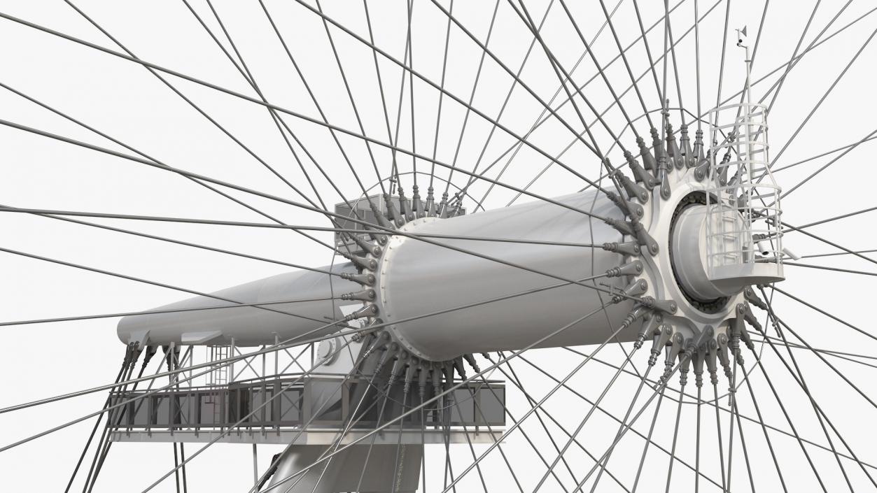 London Eye Millennium Wheel 3D