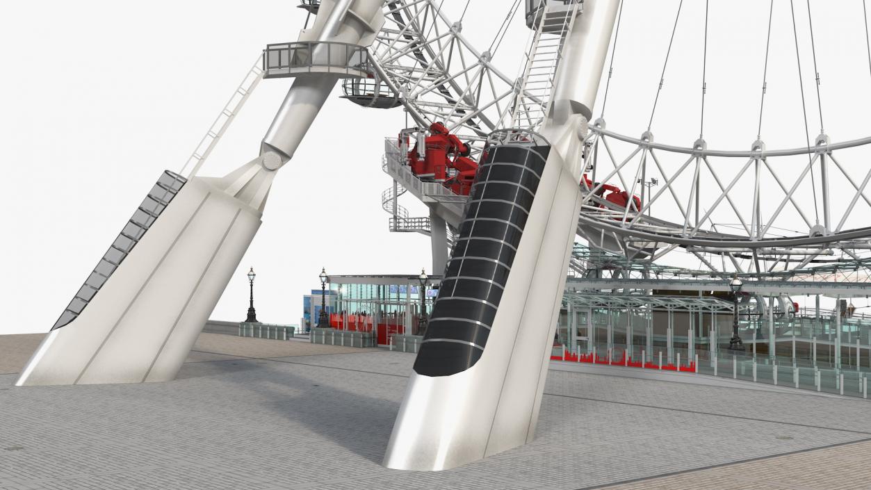 London Eye Millennium Wheel 3D