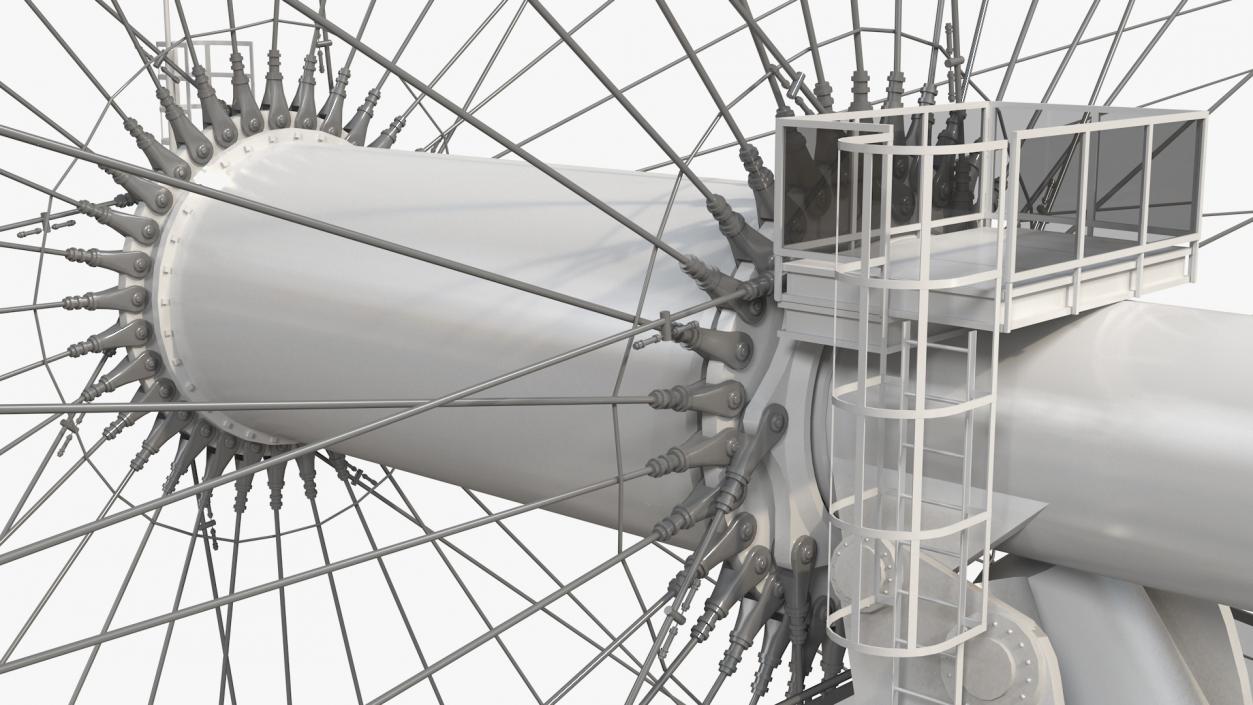 London Eye Millennium Wheel 3D