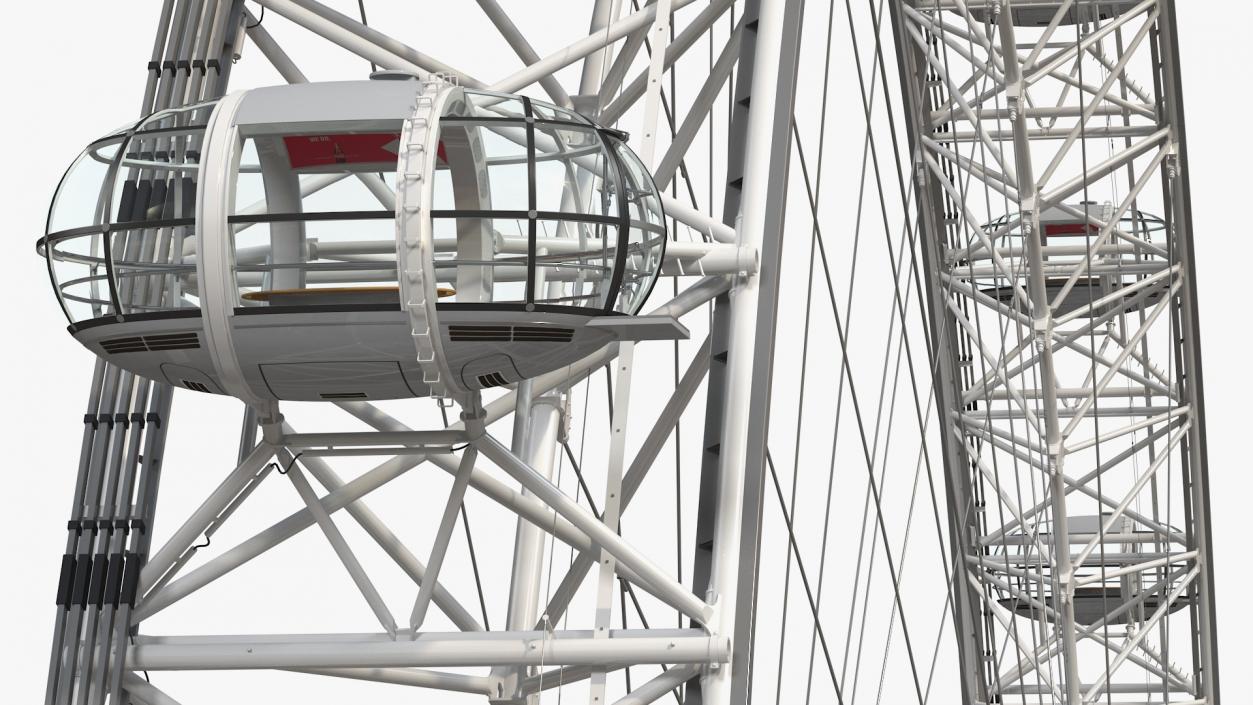 London Eye Millennium Wheel 3D