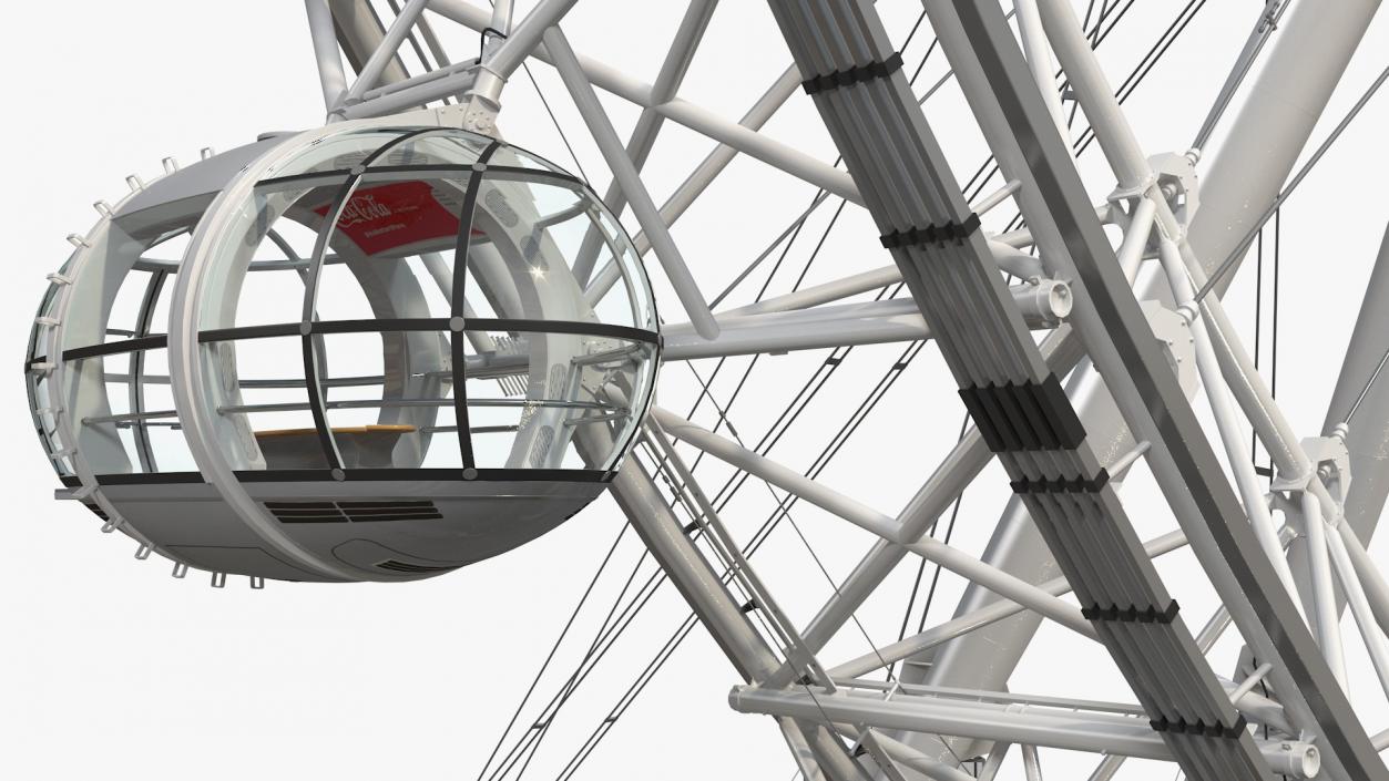 London Eye Millennium Wheel 3D