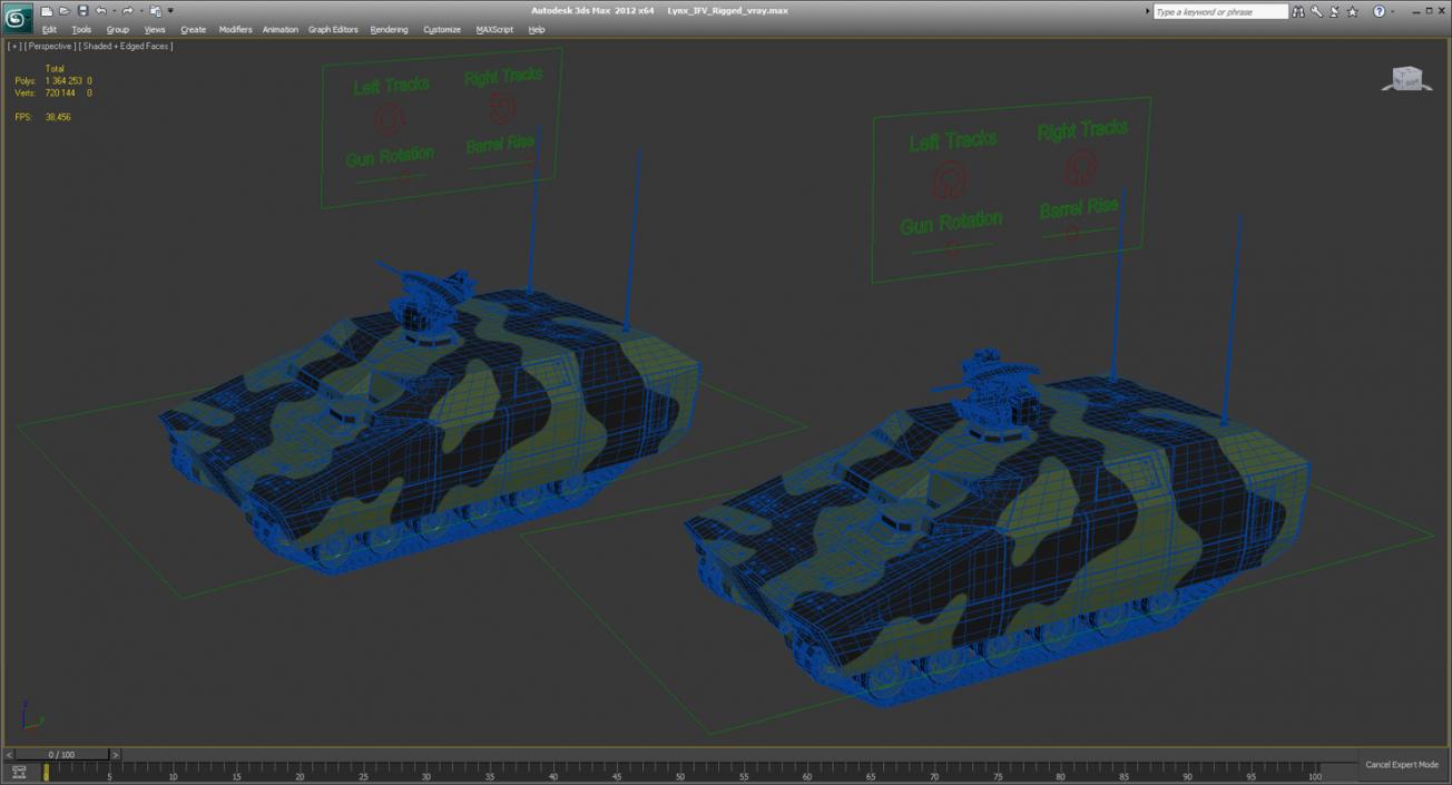 3D model Lynx IFV Rigged