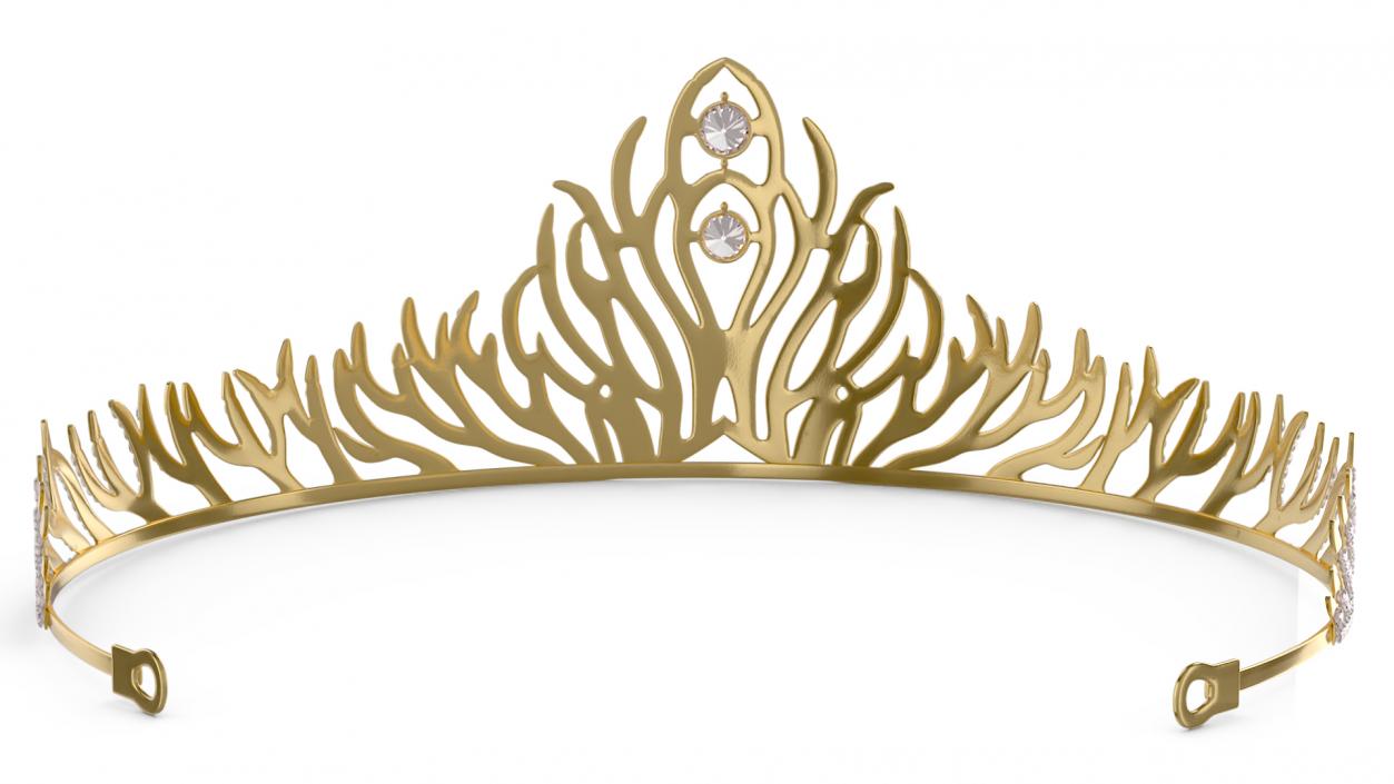 3D Golden Diadem model