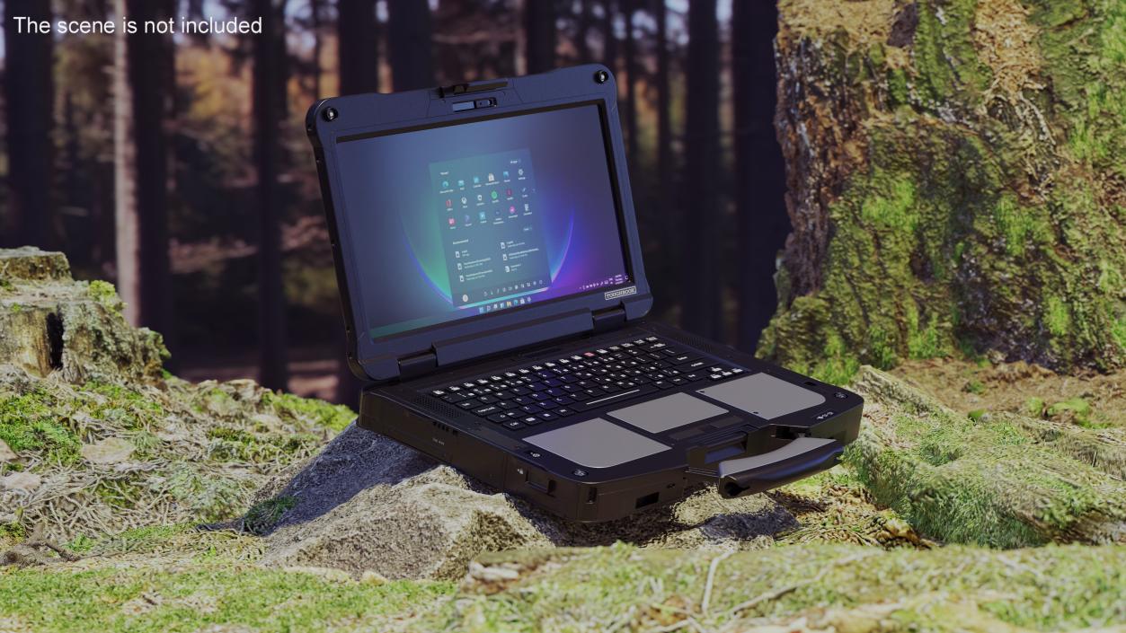 3D model Panasonic Toughbook-40 Shockproof Laptop