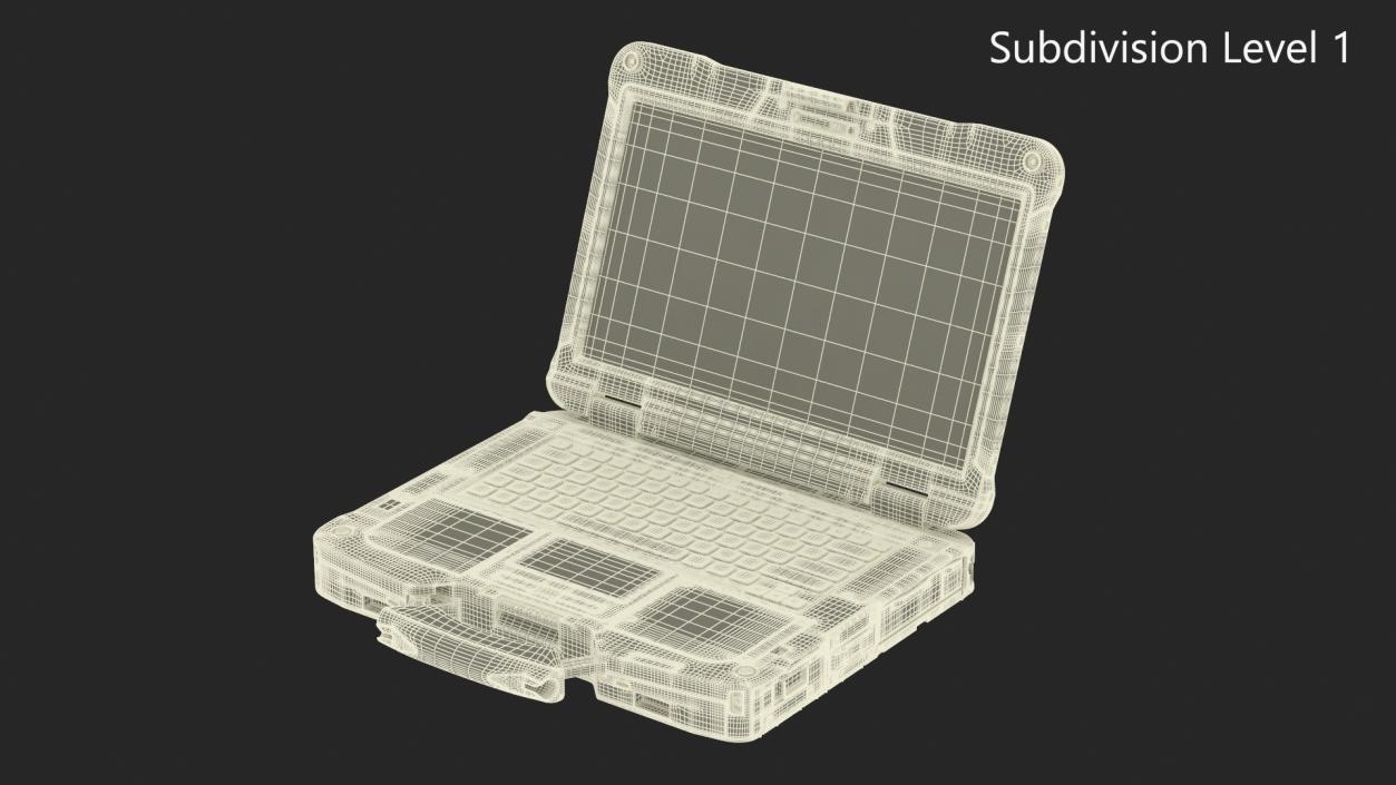 3D model Panasonic Toughbook-40 Shockproof Laptop