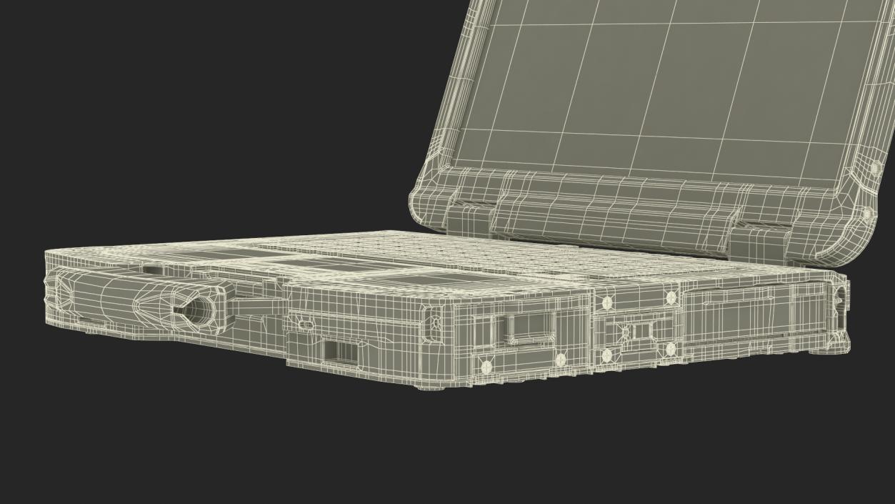 3D model Panasonic Toughbook-40 Shockproof Laptop