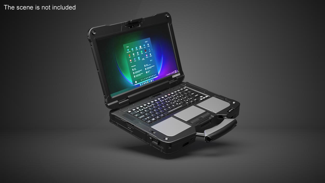 3D model Panasonic Toughbook-40 Shockproof Laptop