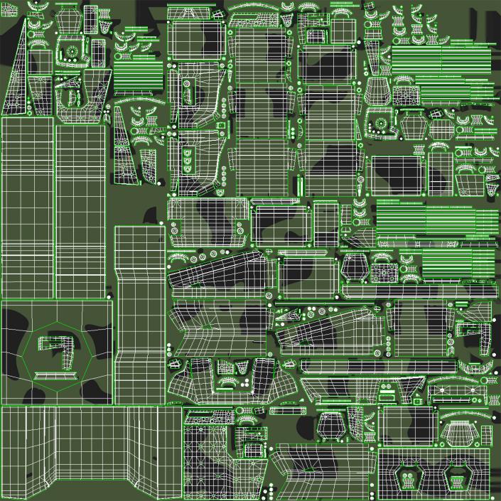 3D Lynx KF41 NextGen IFV Camo Rigged model