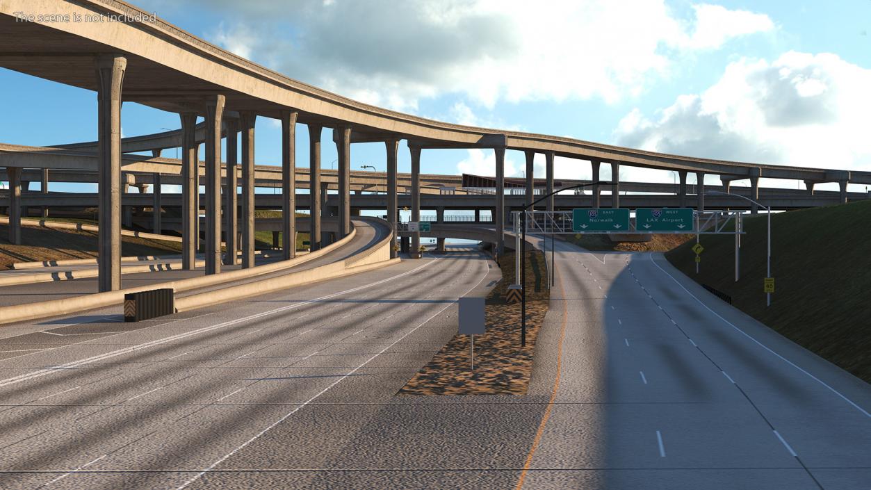 Los Angeles Freeway 3D model