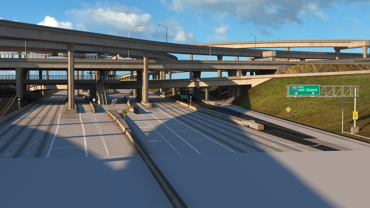 Los Angeles Freeway 3D model