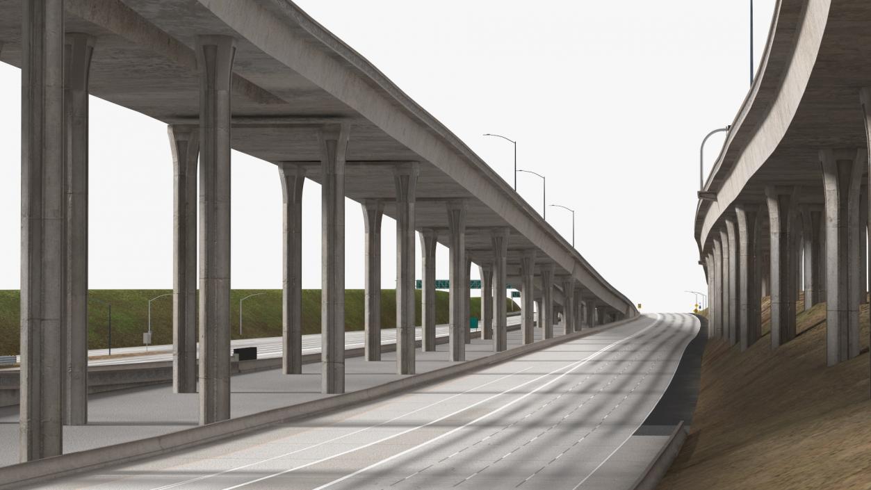 Los Angeles Freeway 3D model