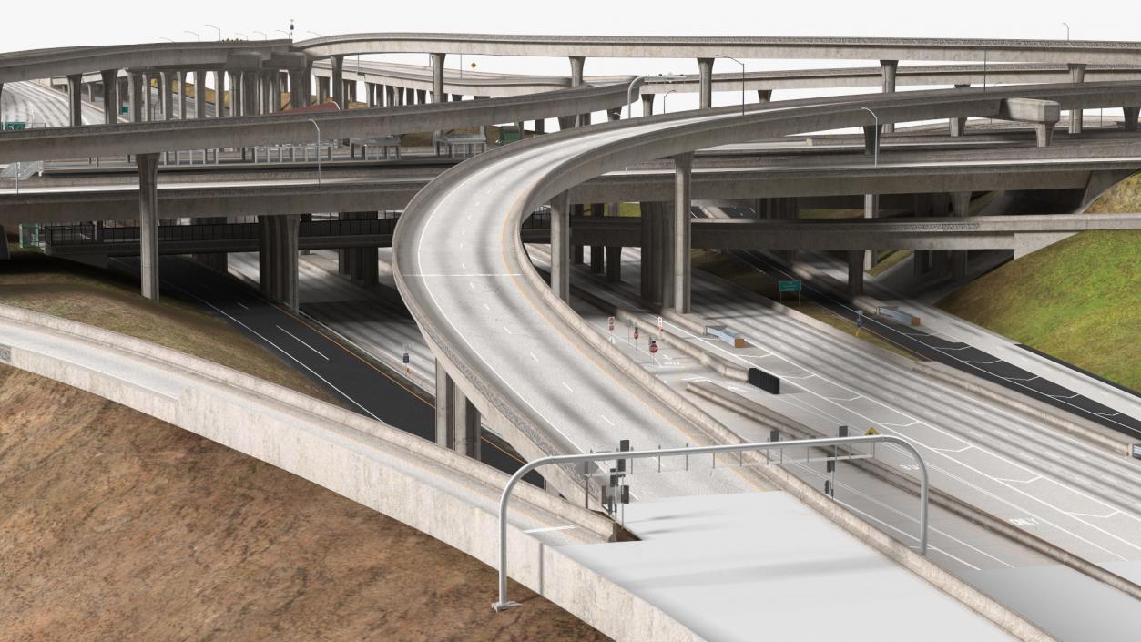 Los Angeles Freeway 3D model